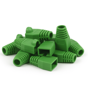 DANICOM Viga de cabos RJ45 verde - 10 unid.
