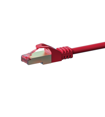 Cabo de rede CAT6 S/FTP (PIMF) de 5 m vermelho 