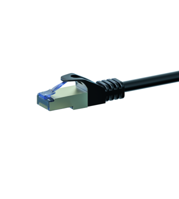 Cabo de rede CAT6a S/FTP (PIMF) de 2 m, preto