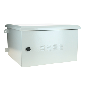 Armário de parede exterior 6U IP55 - 600x600x368mm (LxPxA)