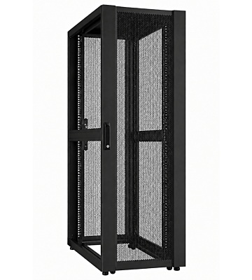 Caixa para servidor de data center 42U com porta perfurada 600x1000x2000mm (LxPxA)