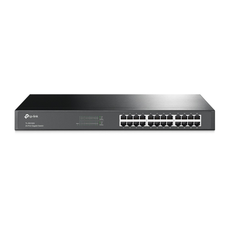 Switch não gerido TP-Link SG1024 de 24 portas