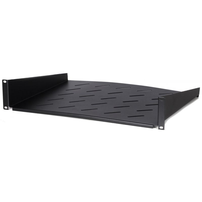 Prateleira 2U para armários de parede com 600 mm de profundidade - 400 mm de profundidade (máx. 12 kg)
