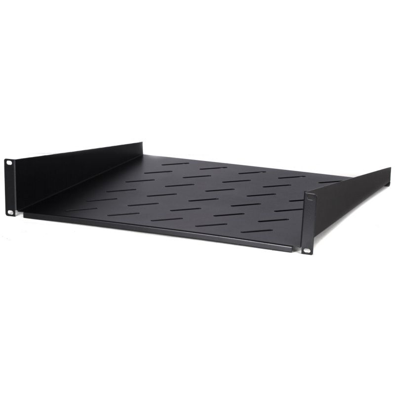 Prateleira 2U para armários de parede com 600 mm de profundidade - 450 mm de profundidade (máx. 12 kg)