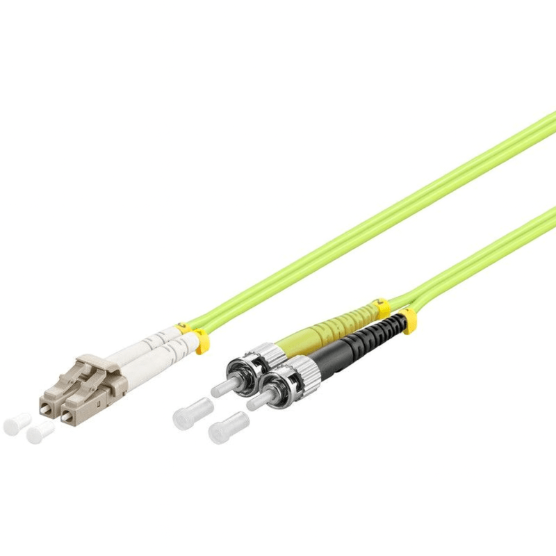 Cabo de fibra ótica LC-ST OM5 (otimizado para laser) 1m