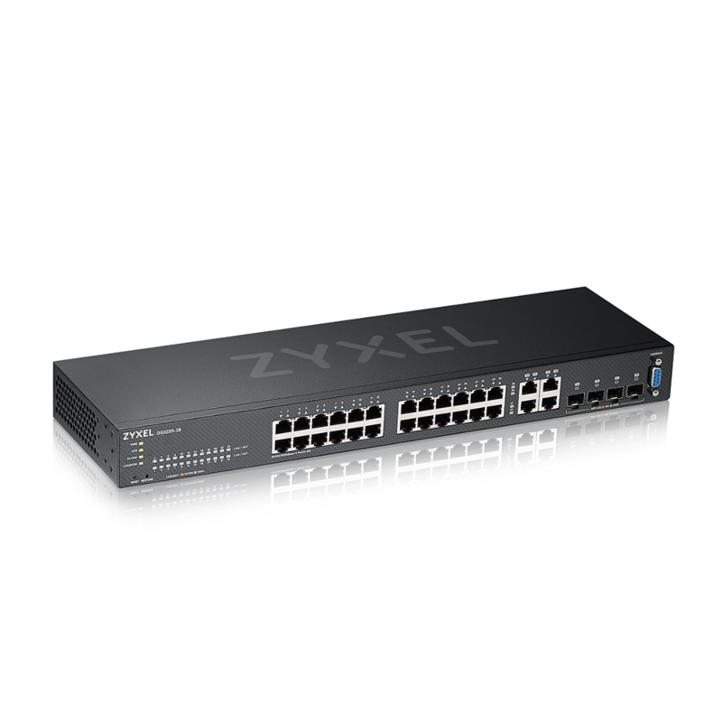 Switch gerenciável Zyxel GS2220 de 28 portas