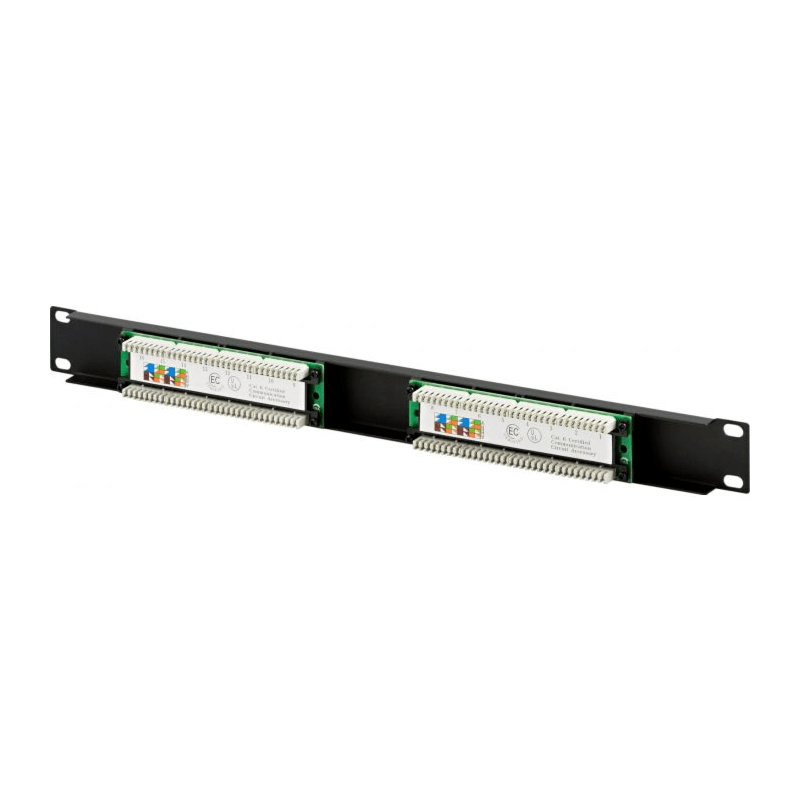 Painel de ligação CAT5e UTP - 16 portas