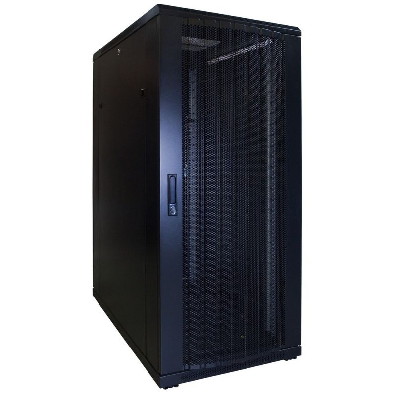 Armário para servidor 27U com porta perfurada 600x1000x1400mm (LxPxA)