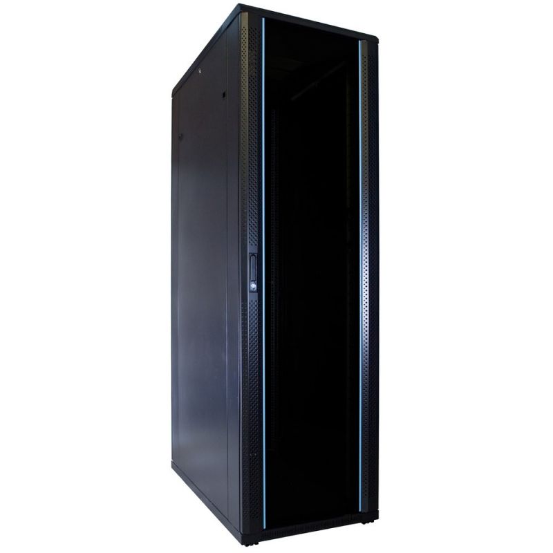 Armário para servidor 42U com porta de vidro 600x1000x2000mm (LxPxA)