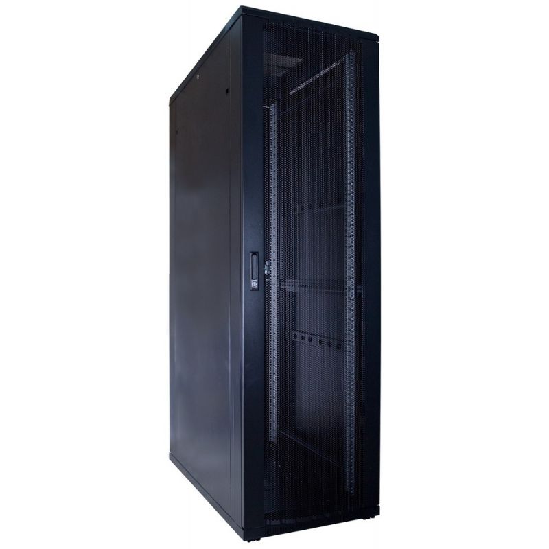 Armário para servidor 42U com porta perfurada 600x1200x2000mm (LxPxA)
