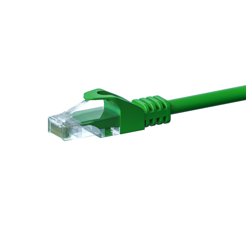 Cabo de rede UTP CAT5e de 5 m, verde - 100% cobre