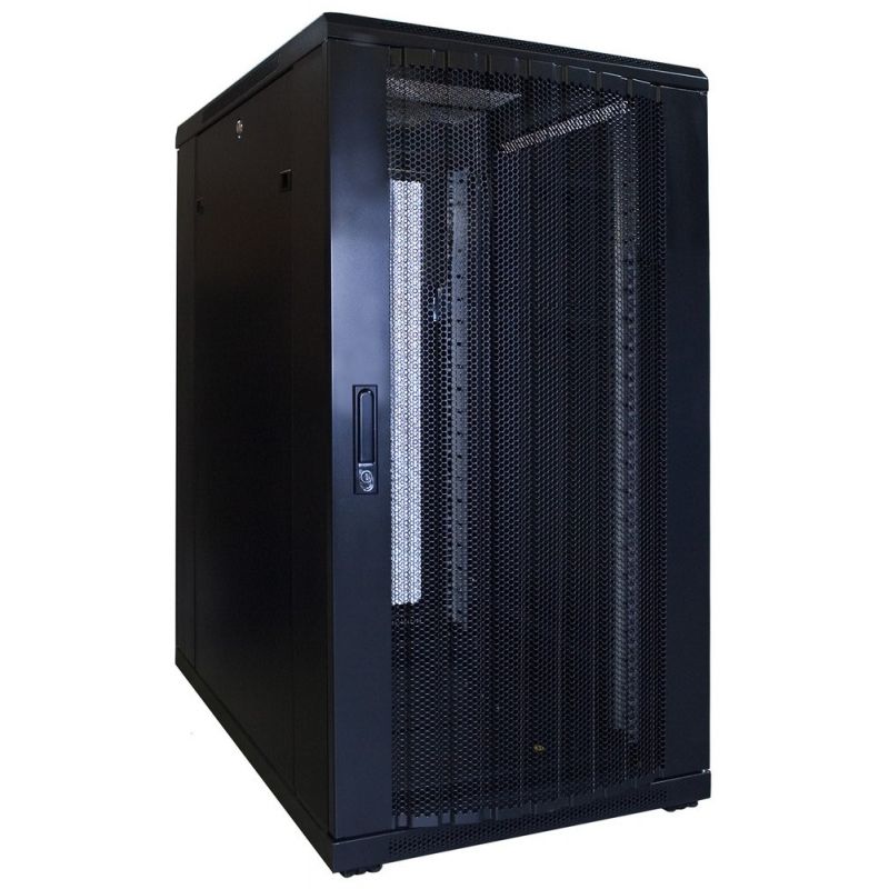 Armário para servidor 22U com porta perfurada 600x800x1200mm (LxPxA)