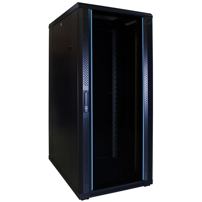 Armário para servidor 27U com porta de vidro 600x800x1400mm (LxPxA)