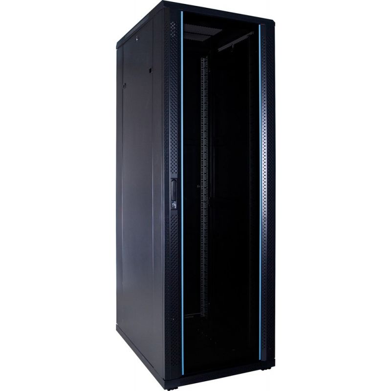 Armário para servidor 37U com porta de vidro 600x800x1800mm (LxPxA)