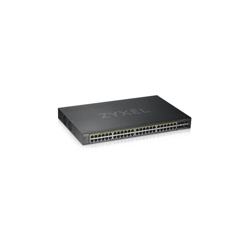 Switch PoE+ inteligente e gerenciável Zyxel GS1920 de 48 portas