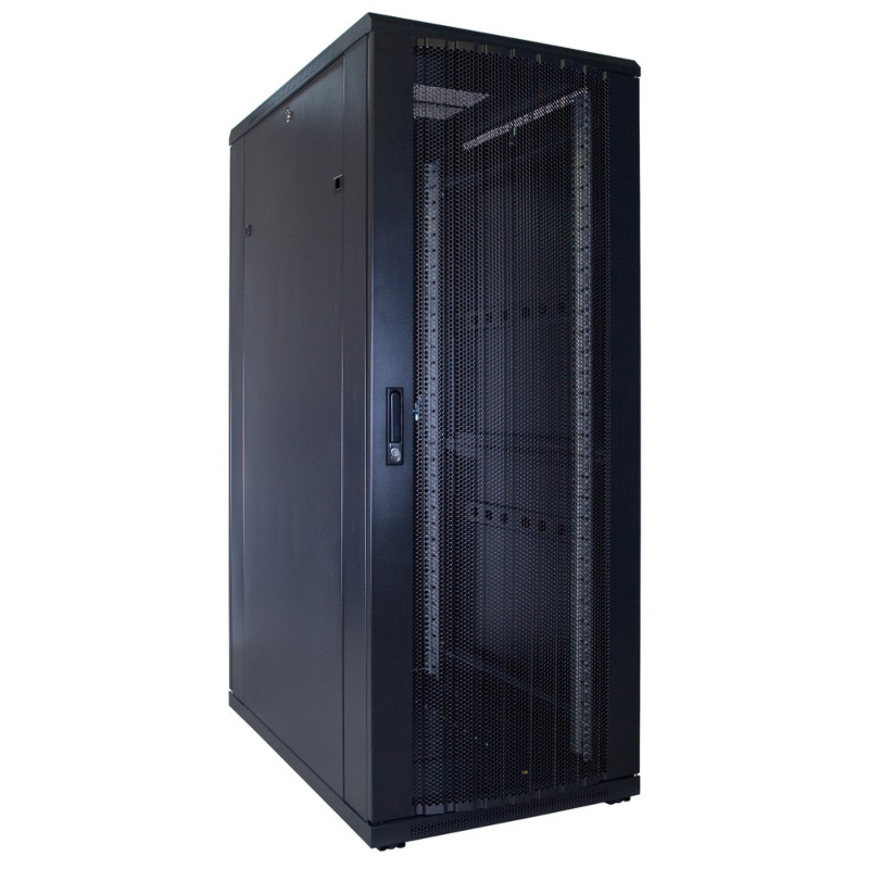 Armário para servidor 32U com porta perfurada 600x1200x1600mm (LxPxA)