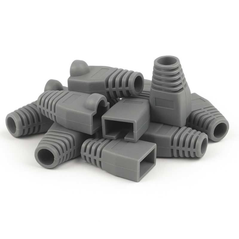 Viga de cabos DANICOM RJ45 cinzento - 10 peças