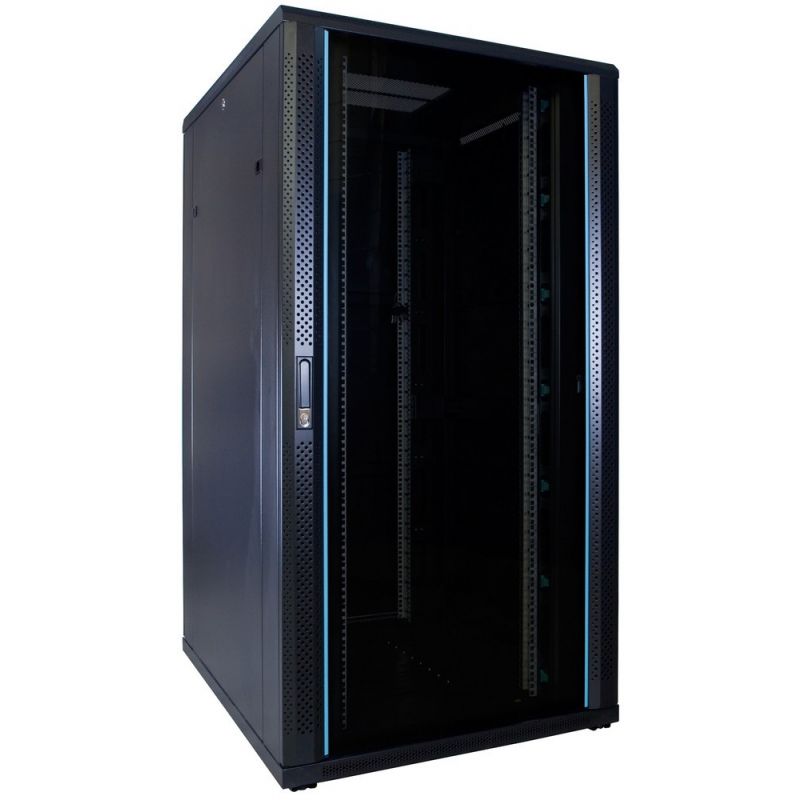 Armário para servidor 32U com porta de vidro 800x1000x1600mm (LxPxA)