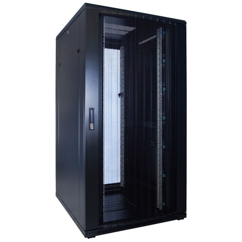 Armário para servidor 32U com porta perfurada 800x1000x1600mm (LxPxA)