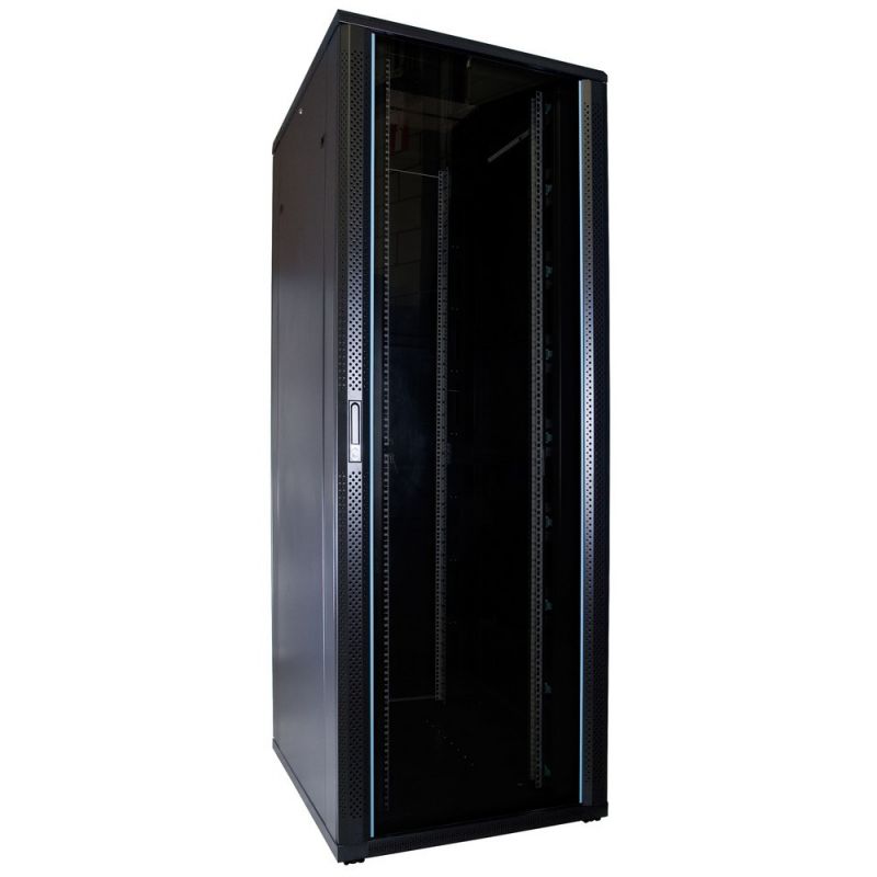 Armário para servidor 47U com porta de vidro 800x1000x2200mm (LxPxA)