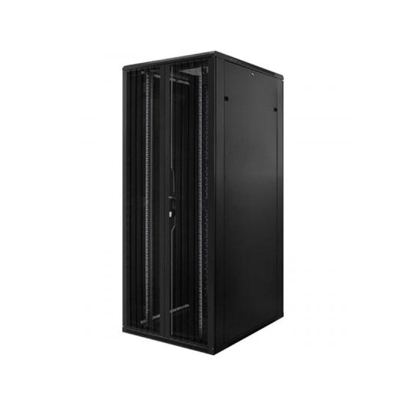 Armário para servidor 42U com portas dupla frontal e traseira perfuradas, 800x1200x2000mm (LxPxA)