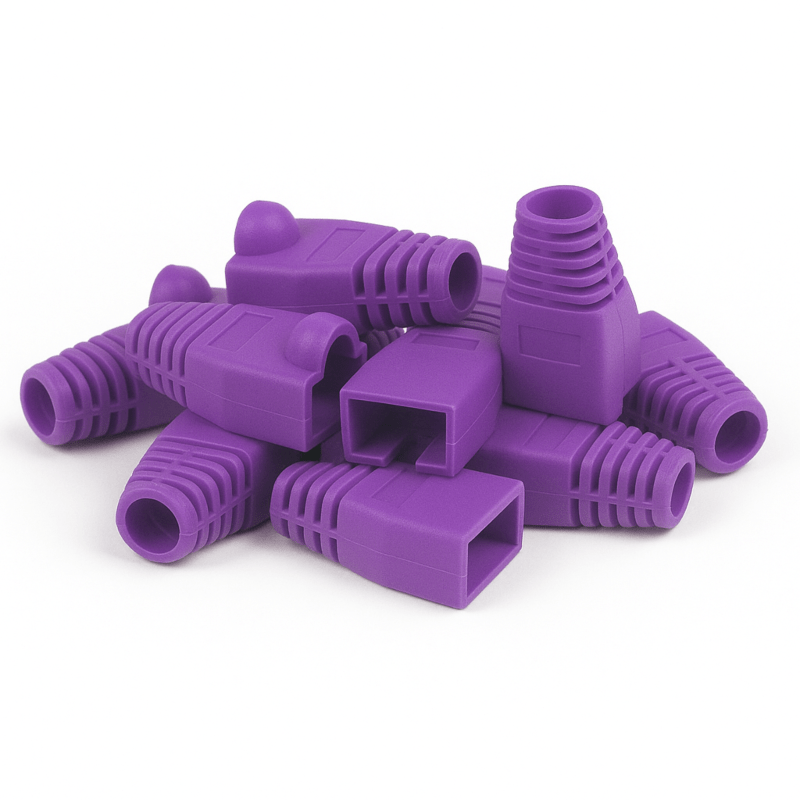 Viga de cabos DANICOM RJ45 roxa - 10 unid.