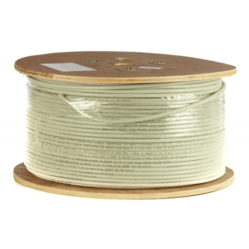 Cabo DANICOM CAT6A SFTP 305m em bobine rígida - LSZH (B2ca)