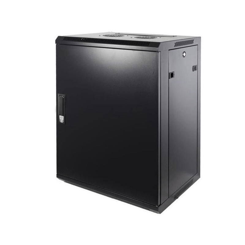 Armário de parede 12U com porta metálica 600x600x635mm (LxPxA)