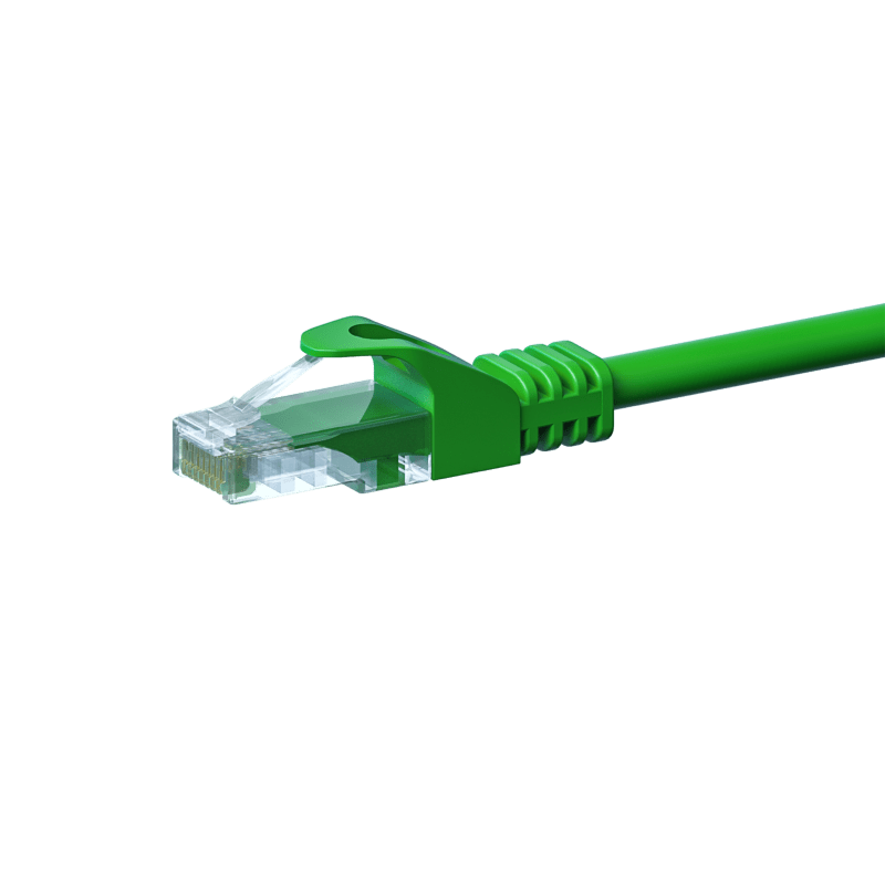 Cabo de rede CAT5e UTP de 5 m verde - CCA