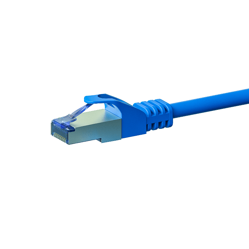 Cabo de rede CAT6a S/FTP (PIMF) de 15 m, azul
