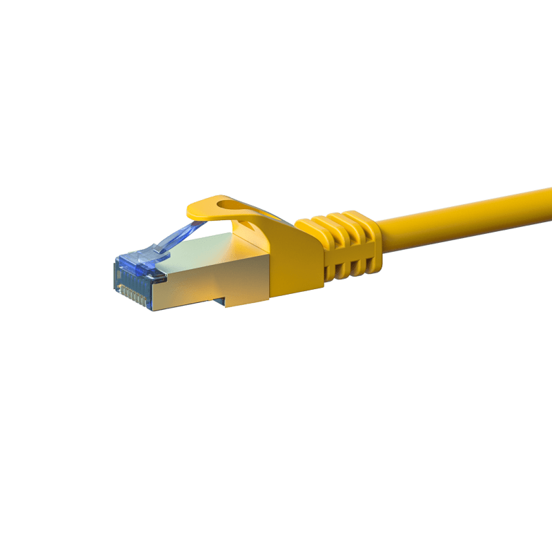 Cabo de rede CAT6a S/FTP (PIMF) de 10 m, amarelo