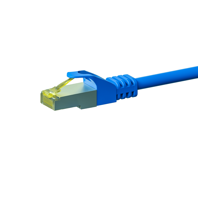 Cabo de rede Cat7 S/FTP (PIMF) de 15 m, azul