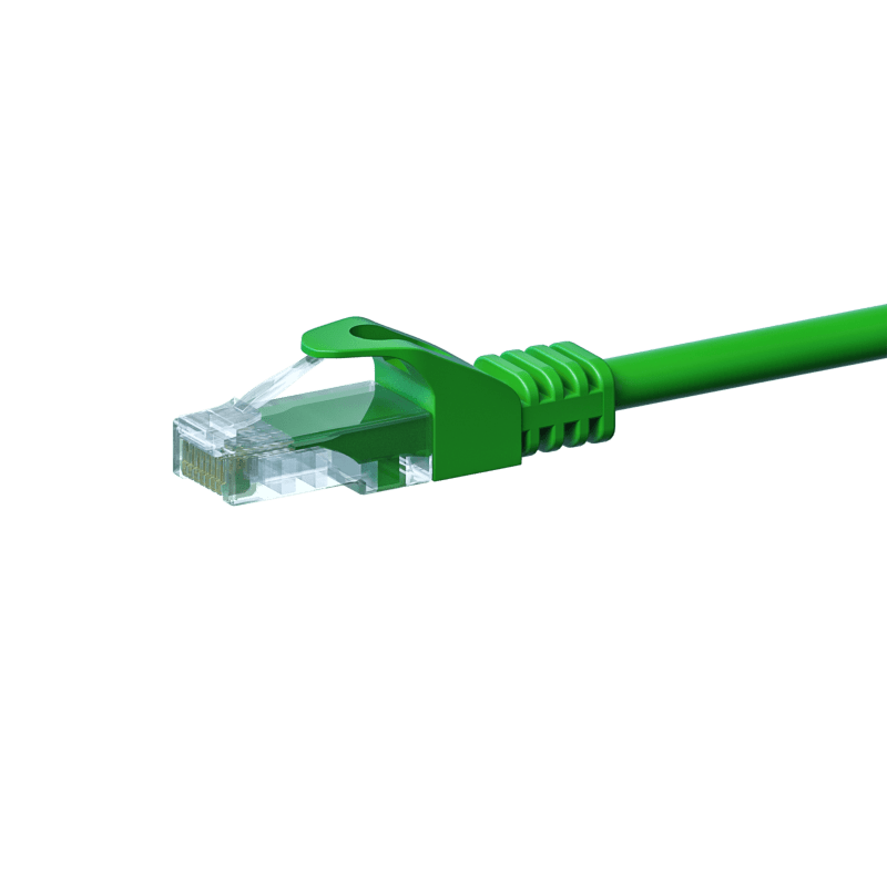 Cabo de rede CAT5e UTP 7,50m verde - CCA