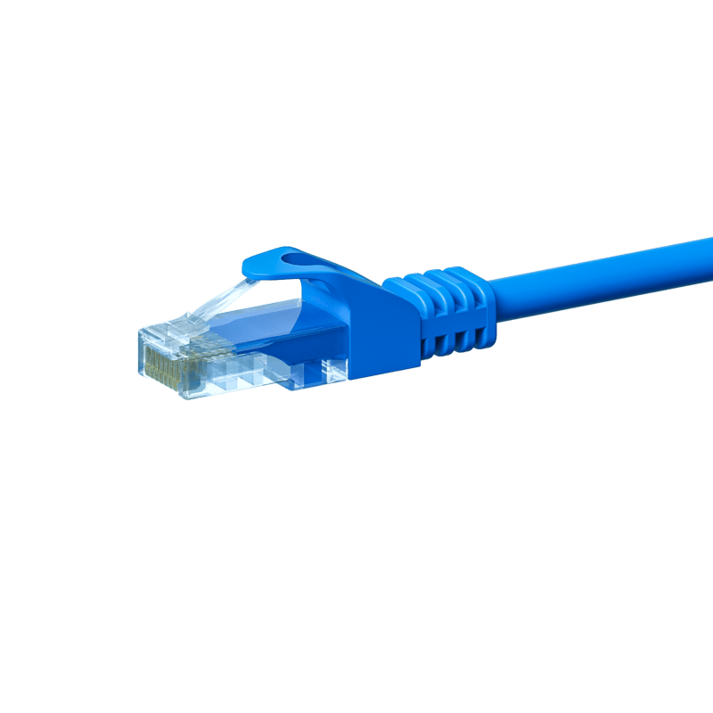 Cabo de rede CAT5e UTP de 10 m azul - CCA