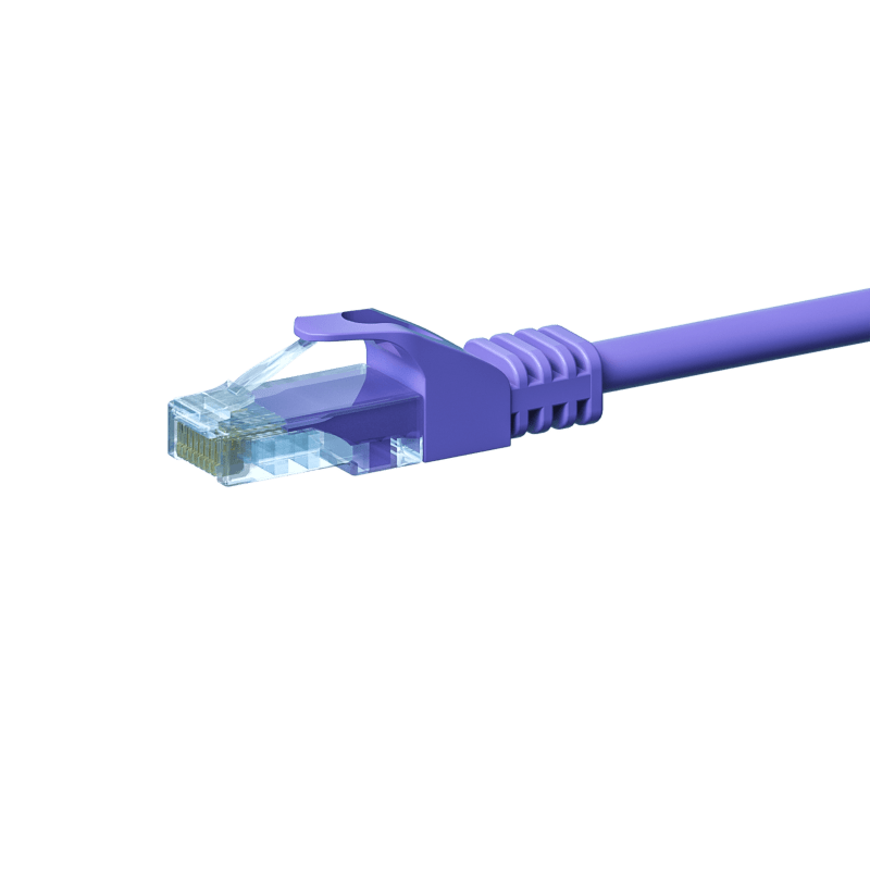 Cabo de rede CAT5e UTP de 20m roxo - CCA