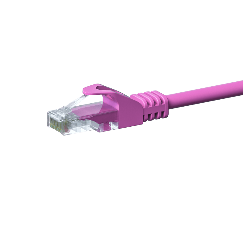 Cabo de rede CAT5e UTP rosa de 20m - CCA