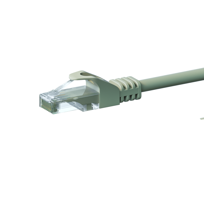 Cabo de rede CAT6 UTP 0,50m cinzento - CCA