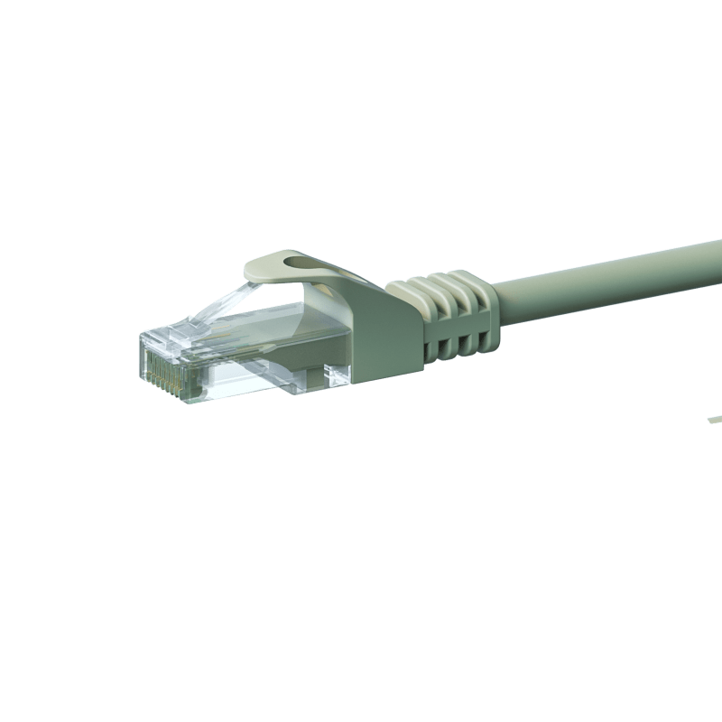 Cabo de rede CAT6 UTP 7,50m cinzento - CCA