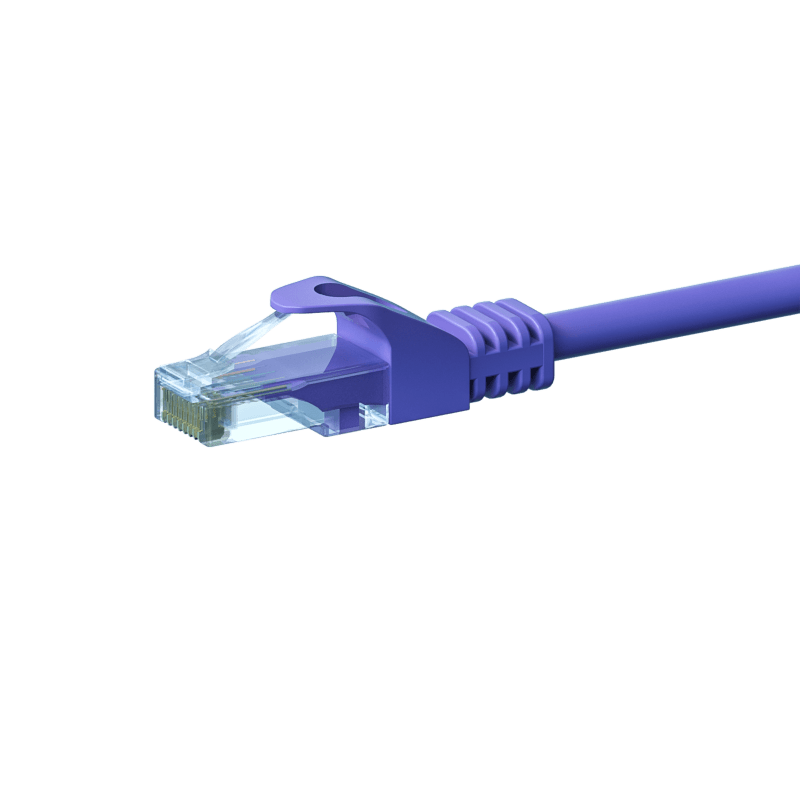 Cabo de rede CAT6 UTP de 10m roxo - CCA