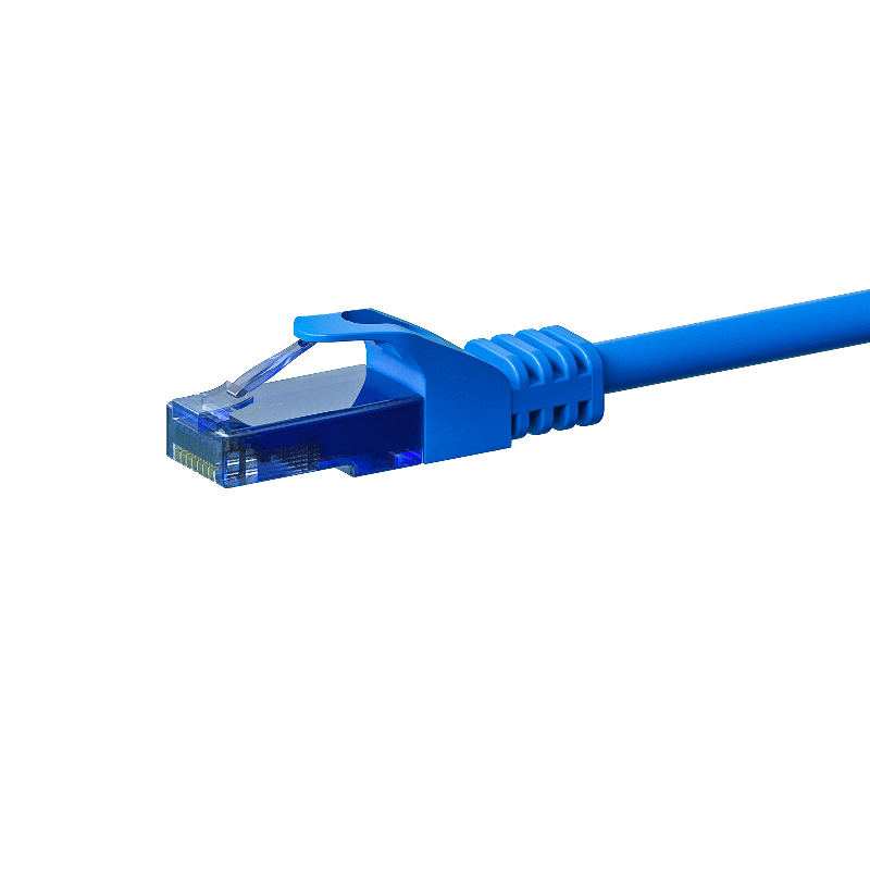 Cabo de rede UTP CAT6a de 20 m azul - 100% cobre
