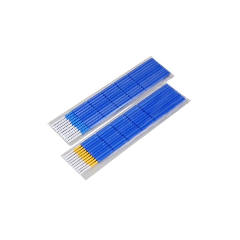 Varetas de limpeza para fibra de vidro, 1,25 mm, embalagem de 10 unidades.