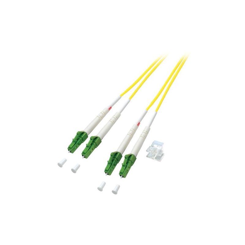 Cabo de fibra ótica duplex OS2 LC/APC-LC/APC 10m