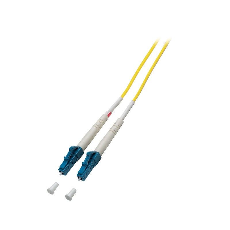 Cabo de fibra ótica simplex OS2 LC-LC 3m