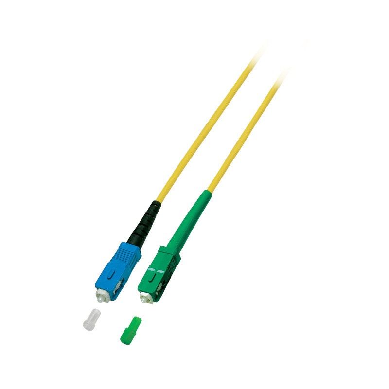 Cabo de fibra ótica simplex OS2 SC/APC-SC 3m