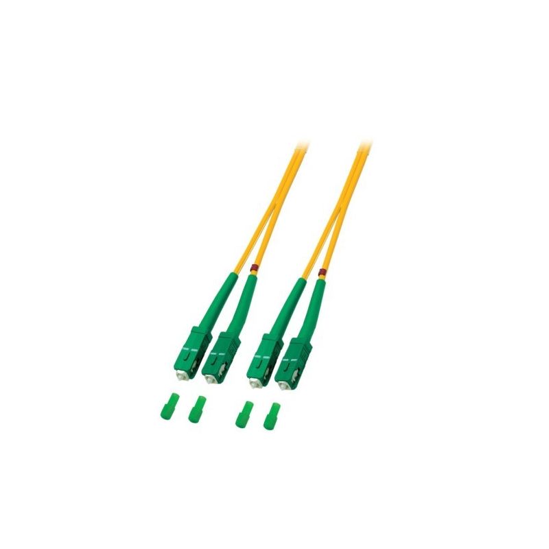 Cabo de fibra ótica duplex OS2 SC/APC-SC/APC 3m