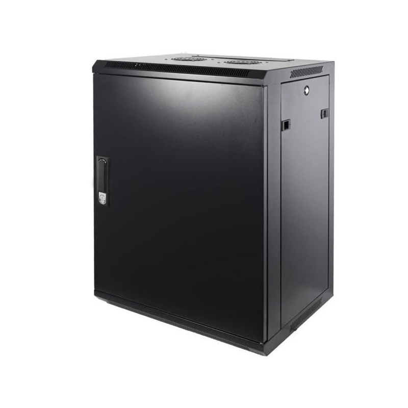 Armário de parede 15U com porta metálica 600x600x770mm (LxPxA)