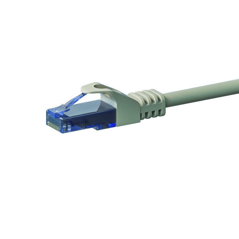 Cabo de rede UTP CAT6a de 5 m cinzento - 100% cobre