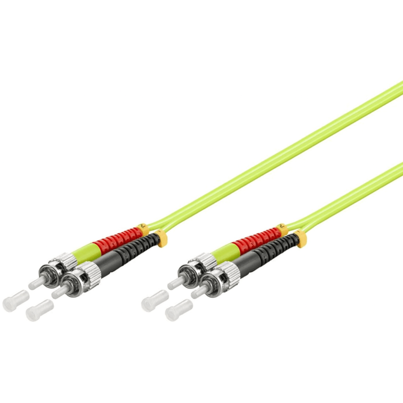 Cabo de fibra ótica ST-ST OM5 (otimizado para laser) 1,5 m