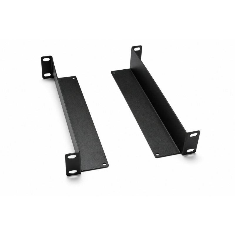Perfil em L de 10 polegadas para armários de servidor de 450 mm de profundidade de 10 polegadas - conjunto de 2
