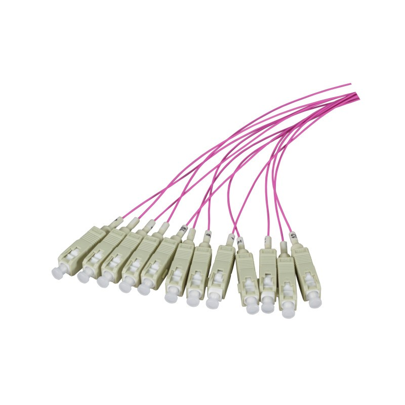 Rabo em fibra de vidro OM4 roxo ST - 12 peças